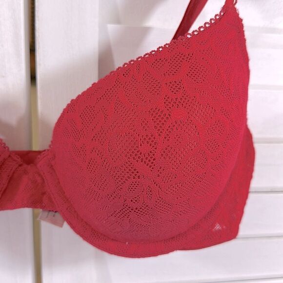 Victoria Secret Demi Bra 36B Underwire Lined Lace - Picture 6 of 14